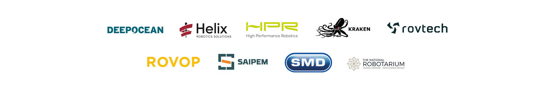 Underwater Robotics logos banner